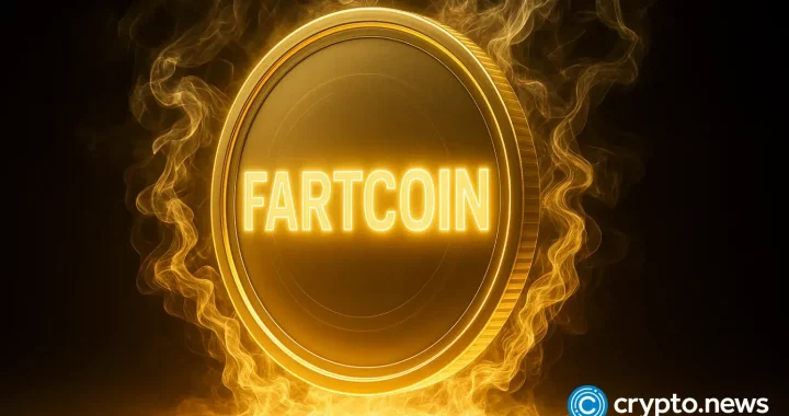 FARTCOIN price crashes 25% in a week, risks 30% further drop if $1 support breaks