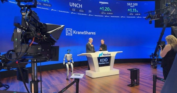 For the First Time Ever, a Humanoid Robot Rings the Nasdaq Opening Bell