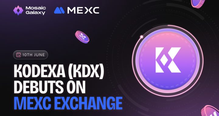 Mosaic Alpha Lists Kodexa Utility Token on MEXC