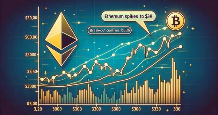 Ethereum Price Spikes To $3K — Breakout Confirms Bullish Trend