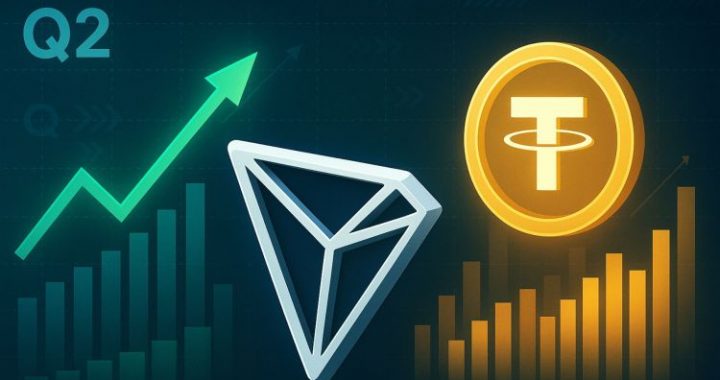 TRON Drops Q2 Report: Revenue, USDT Dominance Lead Multi-Quarter Highs