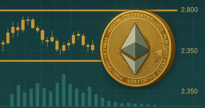 Ethereum Range Tightens – Liquidity Looms At $2,800 And $2,350