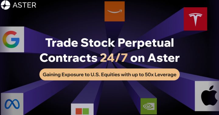 Aster Launches 24/7 Stock Perpetual Contracts Trading with Exposure to U.S. Equities