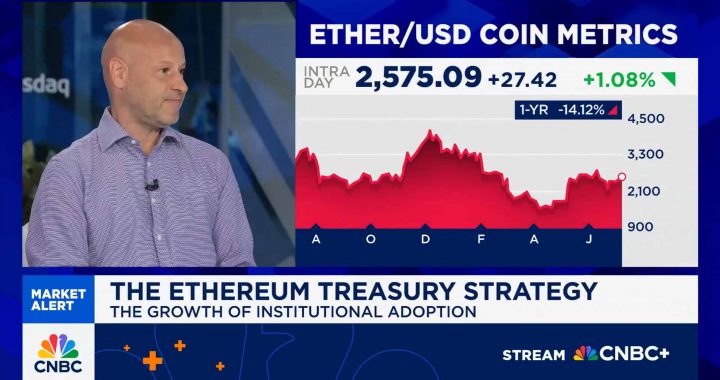 Joe Lubin Predicts Ethereum Treasury Moves Will Shift Wall Street Attitudes