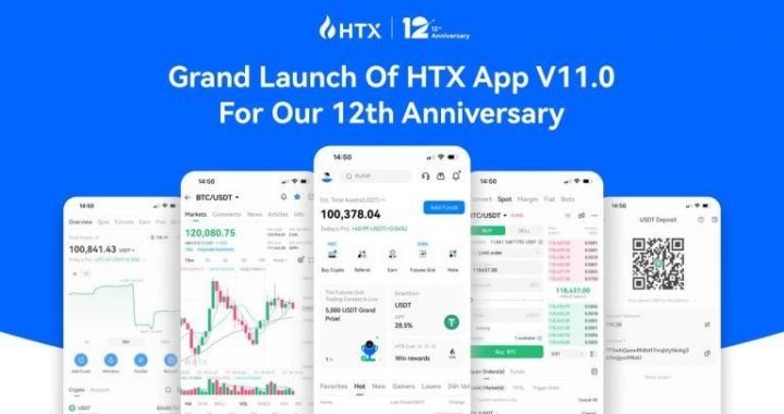 HTX Unveils App v11.0 on 12th Anniversary: Redefining the Crypto Trading Experience