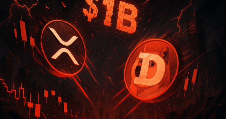 Crypto Liquidations Near $1 Billion As XRP, Dogecoin Crash 10%