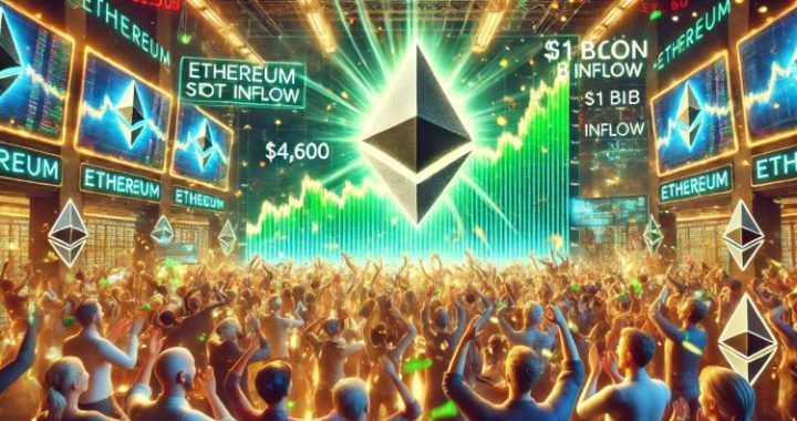 Ethereum Reclaims $4,600 With Unprecedented $1 Billion In Spot ETF Inflow