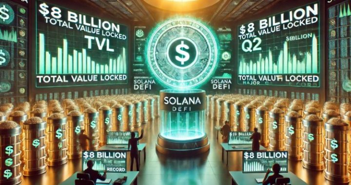 Solana DeFi Total Value Locked Hits $8 Billion Record With Major Q2 Growth