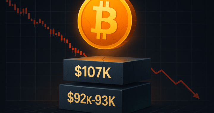 Bitcoin Keeps Slipping Down: Is $107,000 The Next Support?