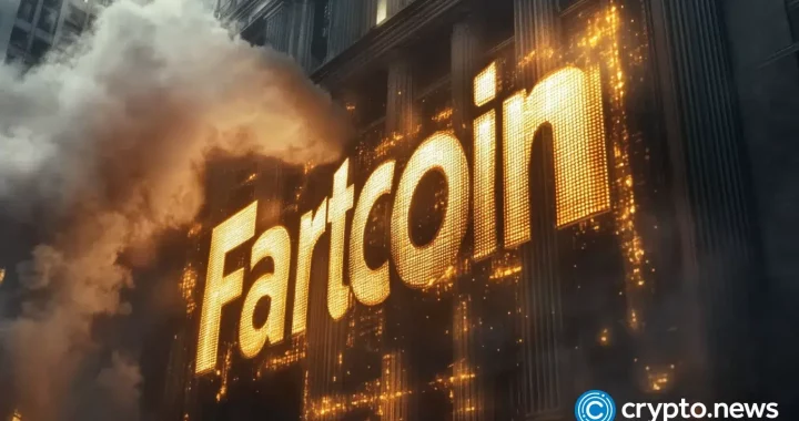 FartCoin down 8% with continues weakness as price searches for liquidity