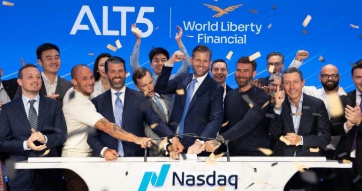 Eric Trump and Alt5 Sigma Team Ring Nasdaq Opening Bell