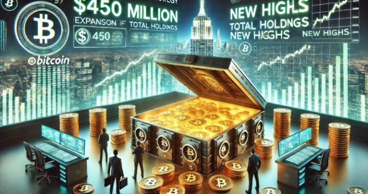 Strategy Expands Bitcoin Treasury: $450 Million Purchase Sends Total Holdings To New Highs