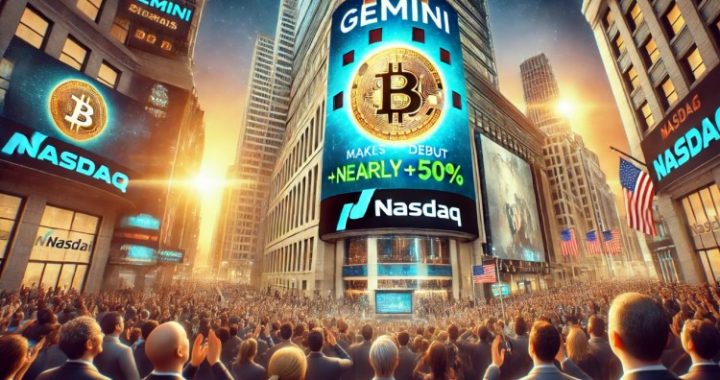 Bitcoin Exchange Gemini Makes A Splash On Nasdaq Debut,  Jumping Nearly 50%