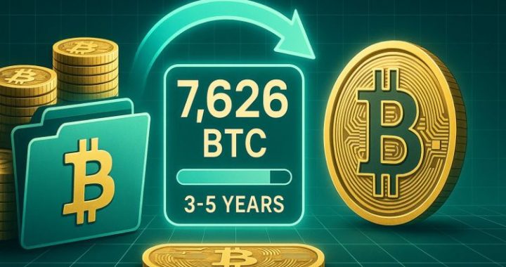 Old Bitcoin Supply Unlocks: 7,626 BTC Aged 3–5 Years Moves Onchain