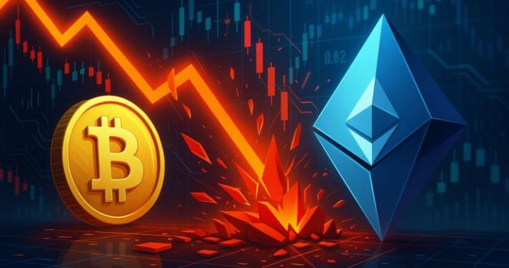 Crypto Leverage Whipeout: $600M+ In BTC & ETH Longs Liquidated