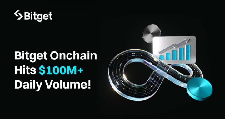 Bitget Onchain Achieves Record-Breaking Over $100 Million Daily Trading Volume