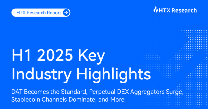 HTX Research: Crypto Industry Flourishes in H1 2025, With TRON and HTX Driving Dual Momentum