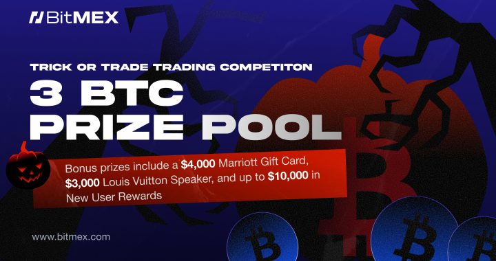 BitMEX Launches Trick or Trade Trading Competition Featuring a 3 BTC Prize Pool and More