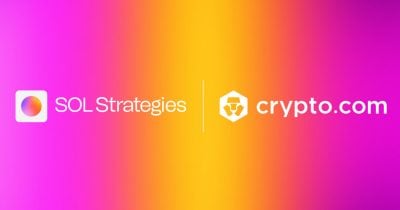Crypto.com and Sol Strategies team up for enhanced treasury management