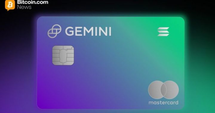 Gemini Builds Momentum After XRP Success With New Solana Credit Card