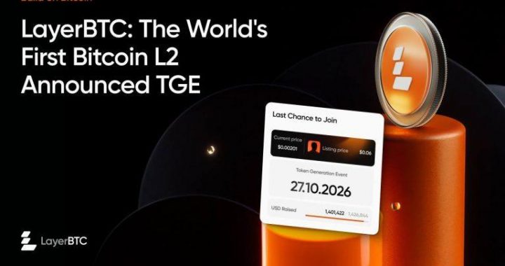 LayerBTC Hit $1.4M and Announced Listing Date for 27th October: How Layer 2 Can Help Bitcoin to Hit New ATH