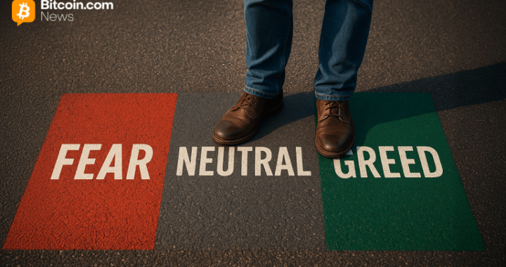 From Fear to FOMO: Crypto’s Market Mood Ring Flashes Near ‘Greed’