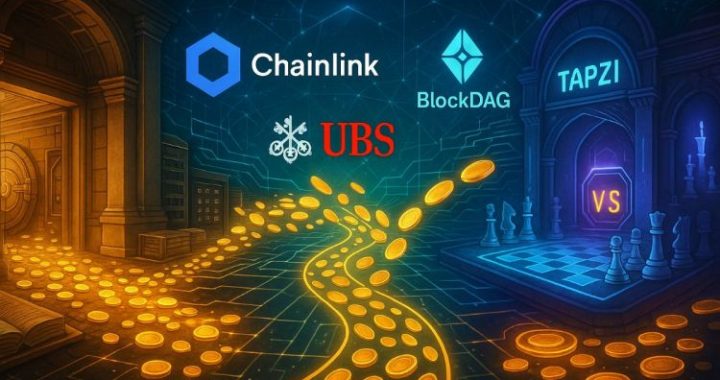 Tapzi Aligns with Chainlink, UBS & BlockDAG, Leads Crypto Presales in the Tokenization Revolution