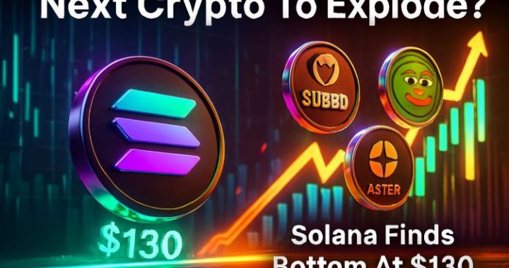 Next Crypto To Explode? Solana’s $130 Bottom Puts New Alts In Play