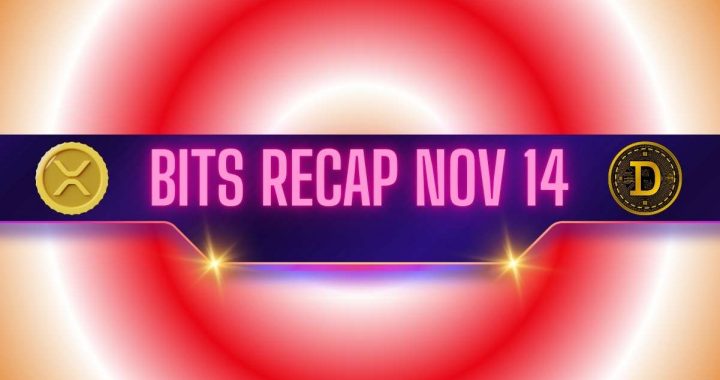 Ripple (XRP) Price Turmoil, Dogecoin (DOGE) Whales Wake up, and More: Bits Recap Nov 14