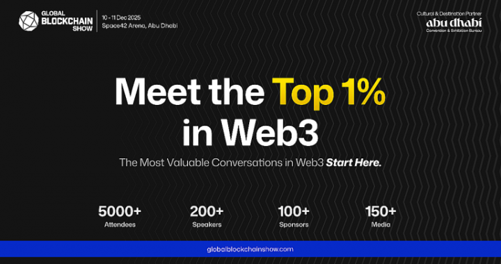 Block the dates for The Global Blockchain Show 2025 hosted by VAP Group in Abu Dhabi