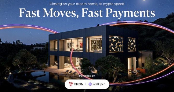 TRON and RealOpen Launch $50,000 Holiday Campaign to Power Luxury Real Estate Purchases With USDT on TRON