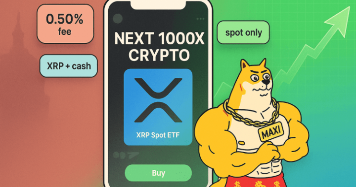 Next 1000x Crypto? Maxi Doge Nears $4M as XRP ETF Buzz Builds
