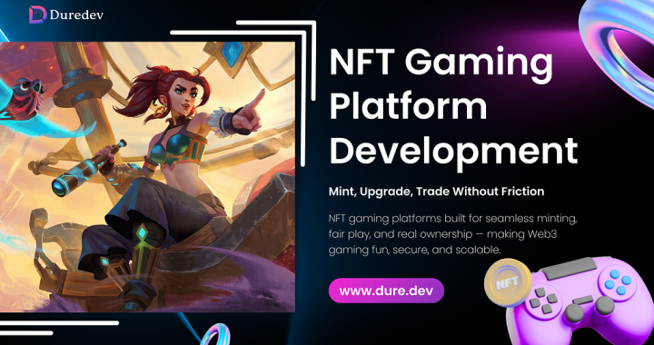 NFT Gaming Platform Development — Mint, Upgrade, Trade Without Friction
