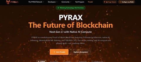 PYRAX Network: Being Built by the Community to Deliver What Was Promised by BlockDAG???—