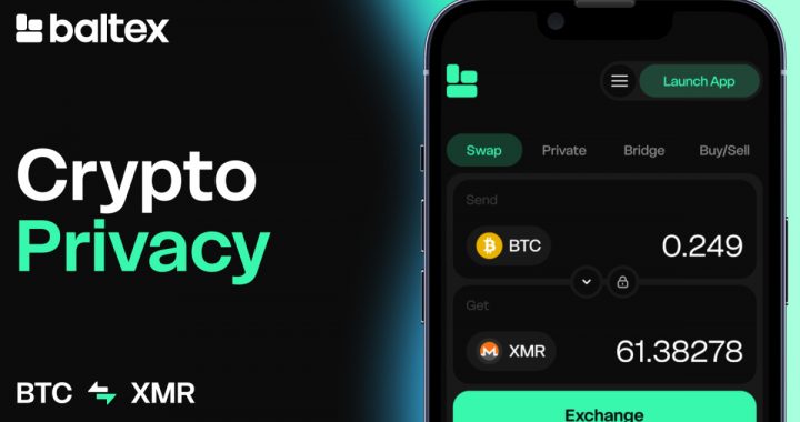 Baltex Launches BTC to XMR Private Swaps