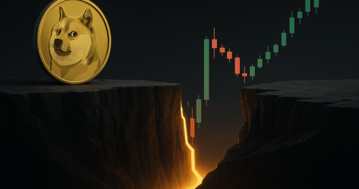 Dogecoin Flirts With Long-Term Breakdown At Monthly Ichimoku Floor