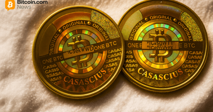 Casascius Classics Awaken: 2,000 BTC From 2011–2012 Shake off 13 Years of Sleep