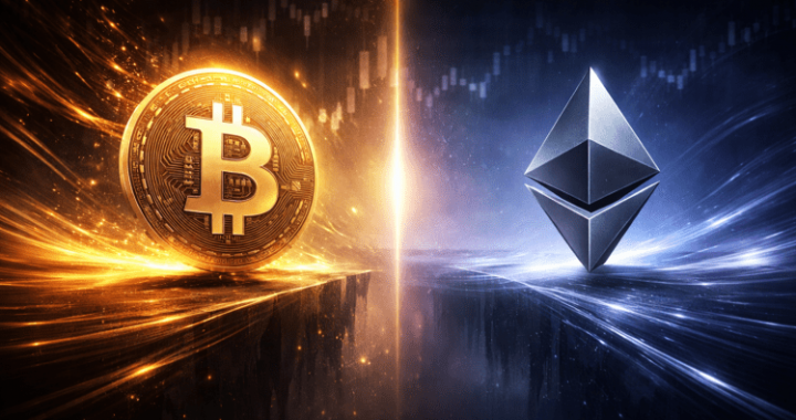 Bitcoin & Ethereum Diverge: Longs Dominate BTC, While ETH Shorts Rise