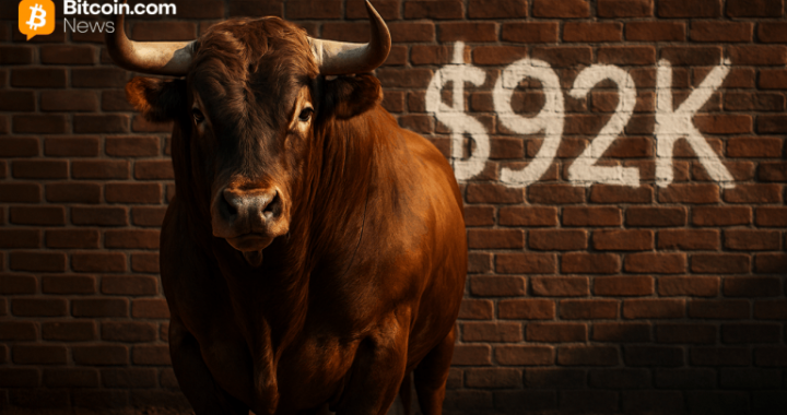 Bitcoin Price Watch: Bulls Stumble as $92K Barrier Holds Firm