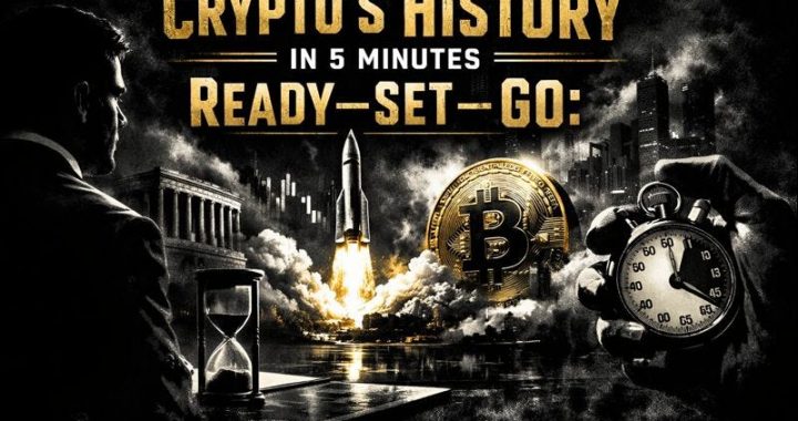 Crypto’s History in 5 minutes. READY — SET — GO: