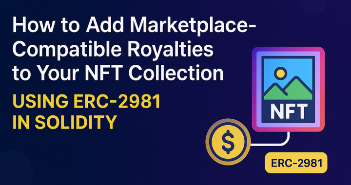 How to Add Marketplace-Compatible Royalty logics to Your NFT Smart Contracts Using ERC-2981 in…