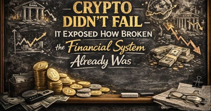 Crypto Didn’t Fail — It Exposed How Broken the Financial System Already Was