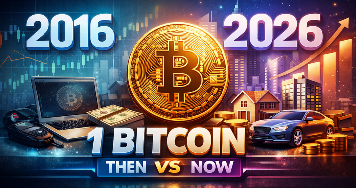 2016 vs 2026: What You Could Buy With 1 Bitcoin Then — and What It Means Now