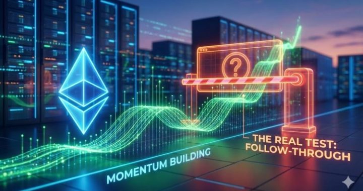 Ethereum Price Builds Momentum, But Follow-Through Is the Real Test