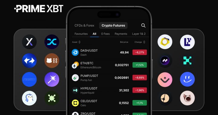 PrimeXBT Expands Crypto Futures with 40 New Crypto Assets