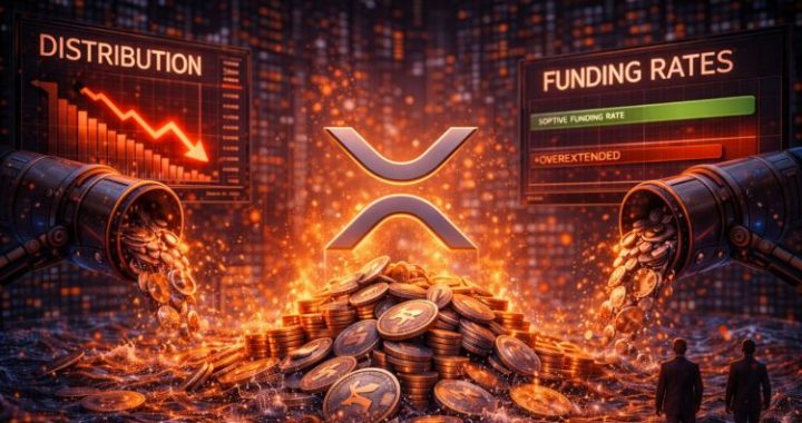 XRP Distribution Phase Continues, But Funding Rates Suggest Shorts Are Overextended