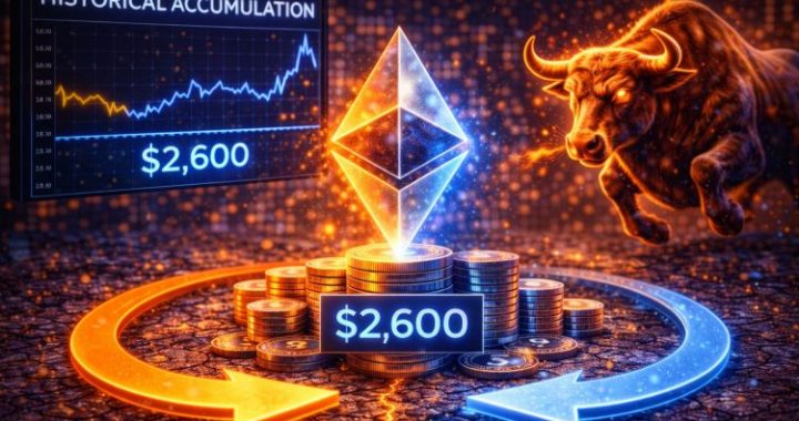 Ethereum Trades At A Historical Accumulation Level: Can Bulls Hold $2,600