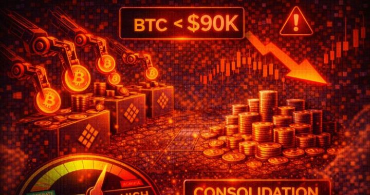 Bitcoin Data Shows Aggressive Sellers In Control As BTC Consolidates Below $90K