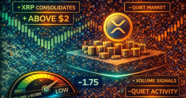 XRP Consolidates Above $2 As Volume Z-Score Signals A Quiet Market