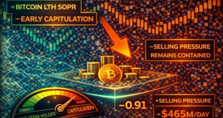 Bitcoin LTH SOPR Signals Early Capitulation, But Selling Pressure Remains Contained